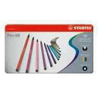 STABILO STABILO Fasermaler Pen 68 1mm 6810-6 10 Farben  
