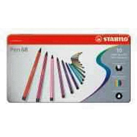 STABILO STABILO Fasermaler Pen 68 1mm 6810-6 10 Farben  