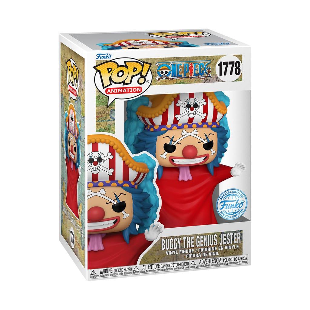 Funko  One Piece POP! Movies Vinyl Figur Buggy Post TimeSkip Exclusive 