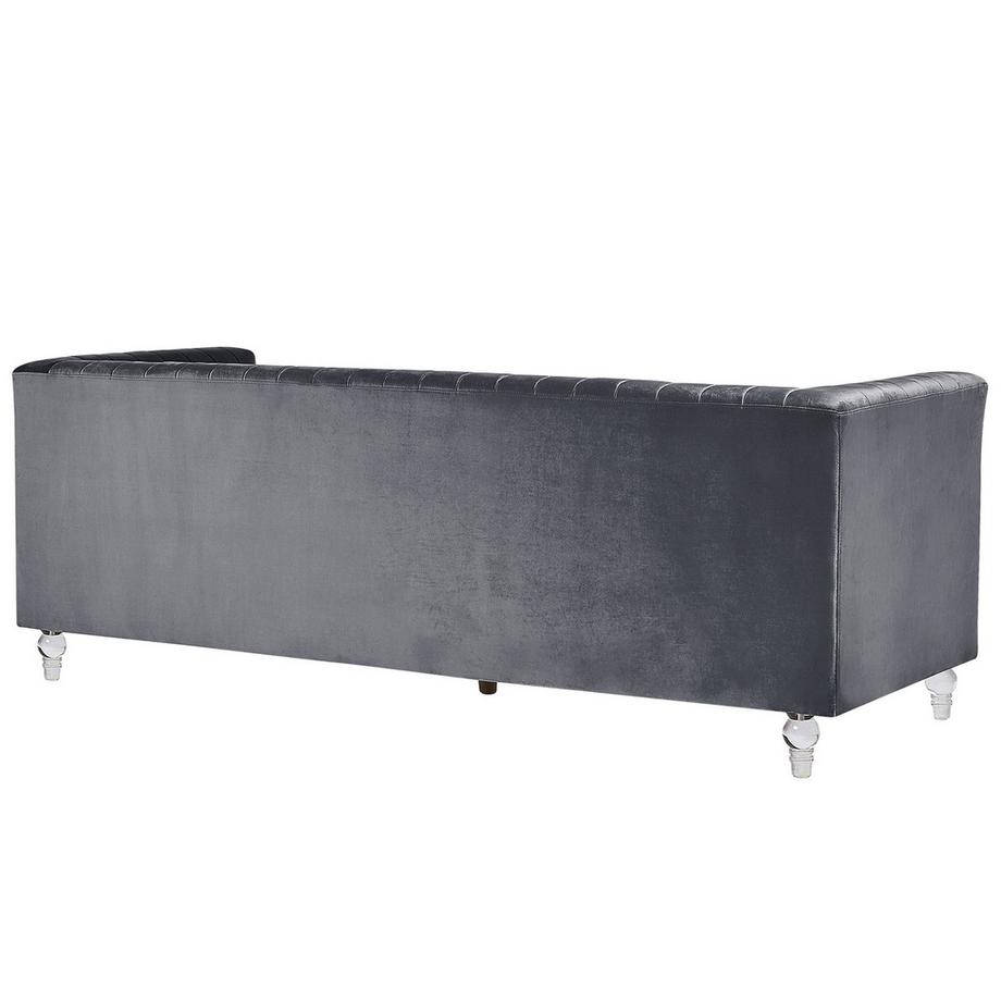 Beliani Canapé 3 places en Velours Glamour ARVIKA  