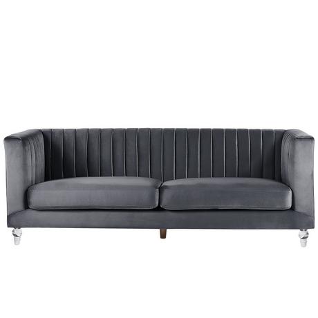 Beliani 3 Sitzer Sofa aus Samtstoff Modern ARVIKA  