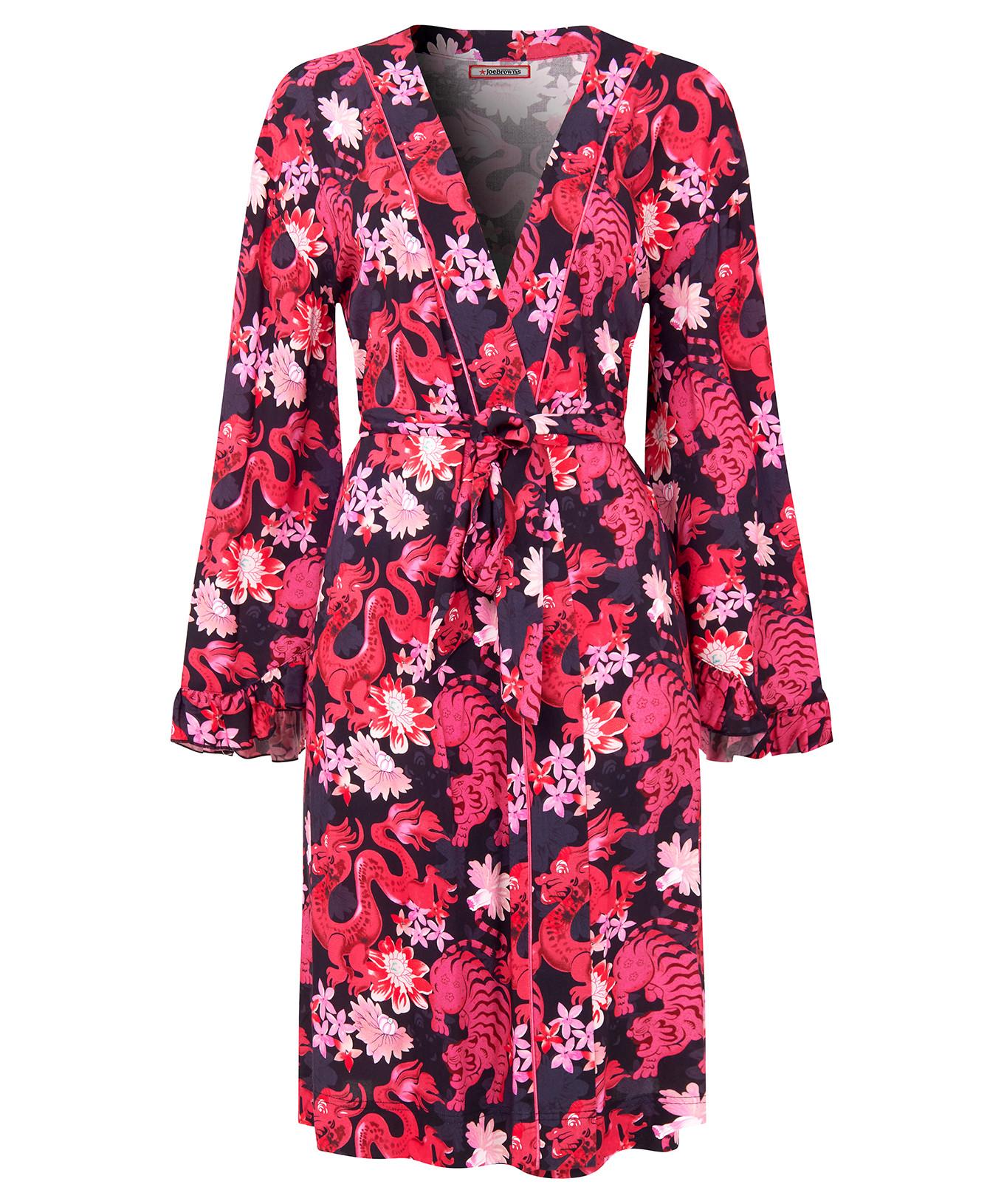 Joe Browns  Kimono-Bademantel mit Drachenmuster 