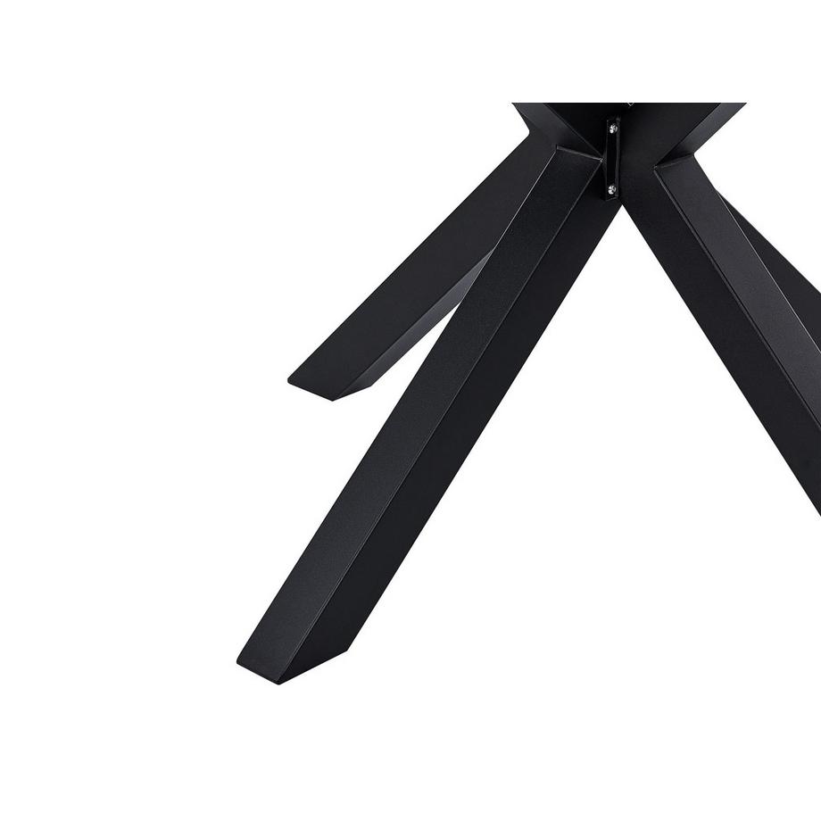 Beliani Table de salle à manger de jardin en Verre en céramique Moderne MALETTO  