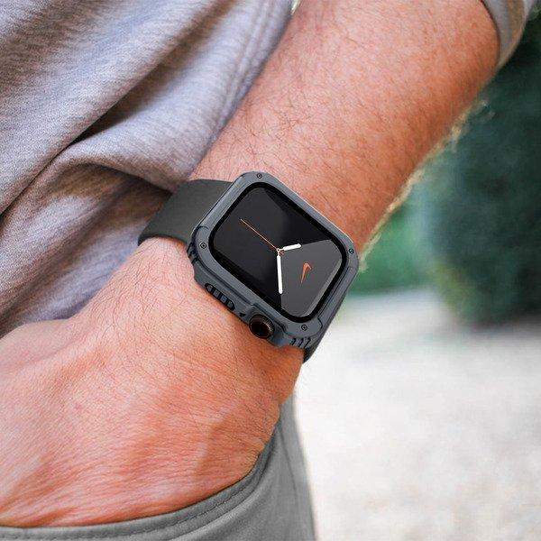 Avizar  Coque Intégrale Apple Watch 40mm Grise 