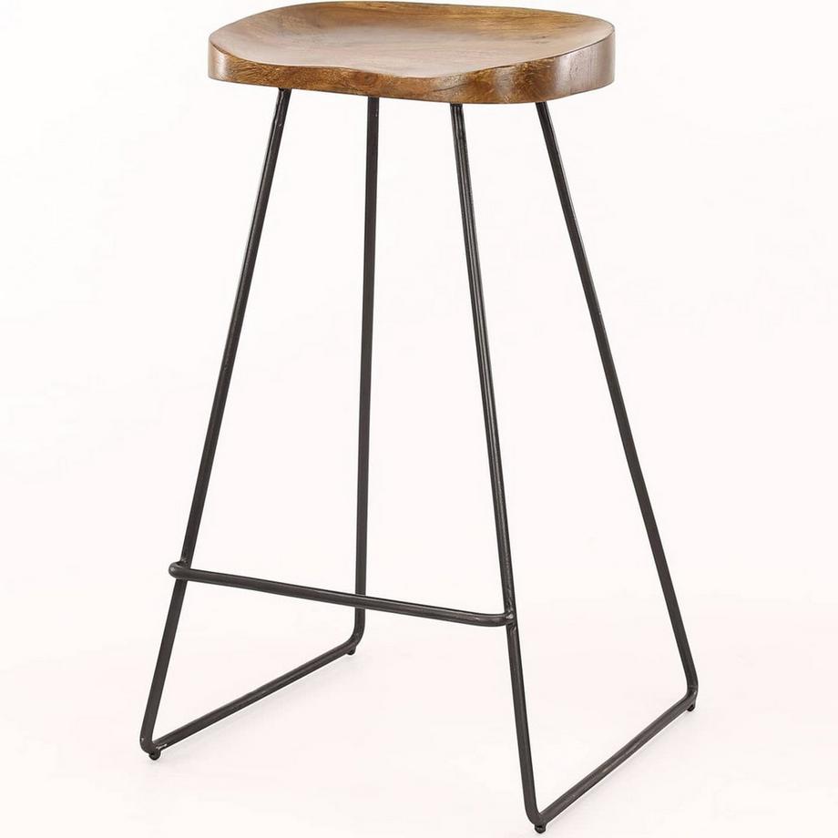 mutoni Barhocker Holzsitz Unique  