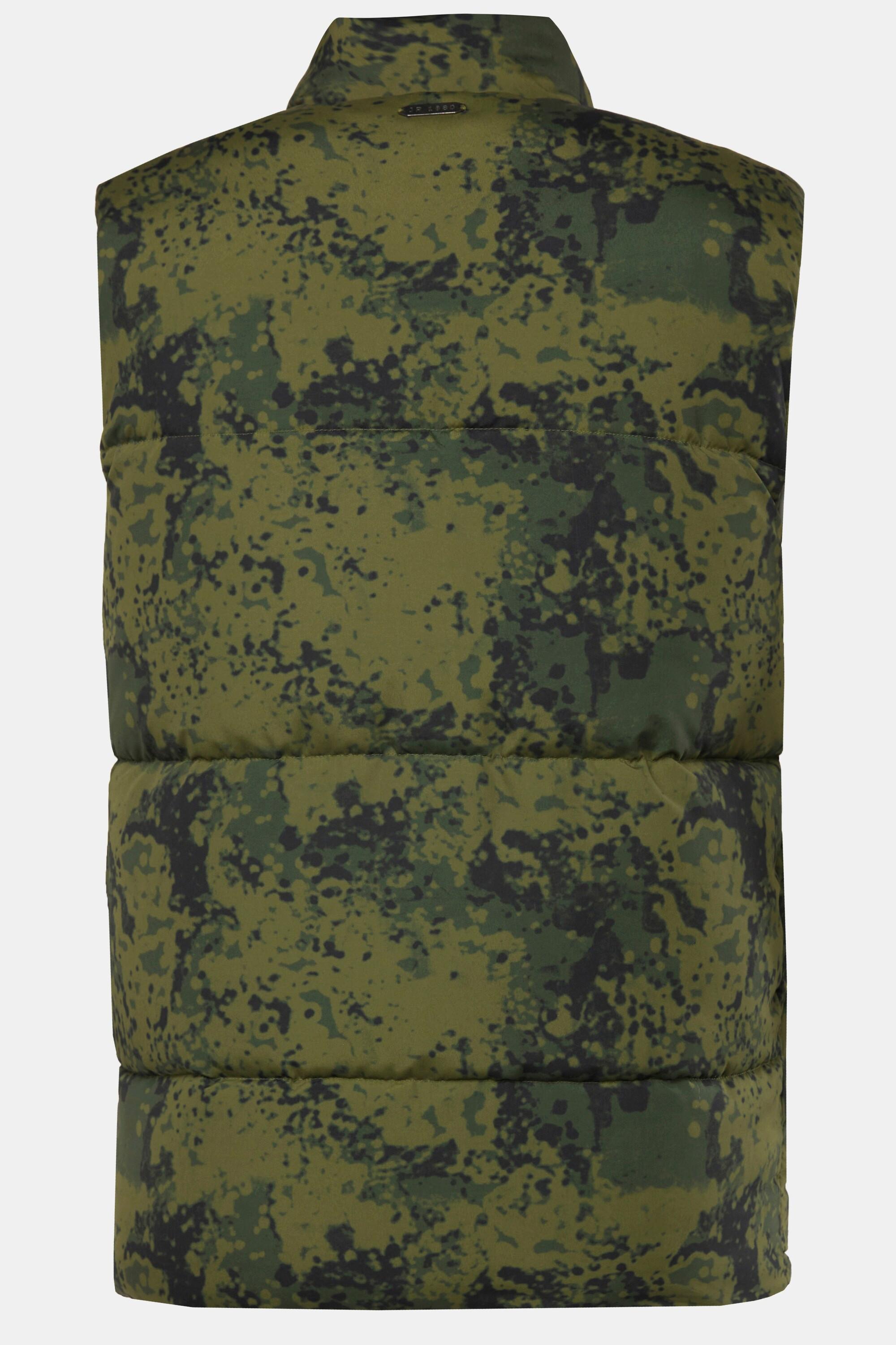 JP1880  Gilet trapuntato per l'outdoor con camouflage, disponibile fino alla tg. 7XL 