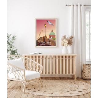 La-Jonx Toulouse - Calme sur la Garonne - Poster  