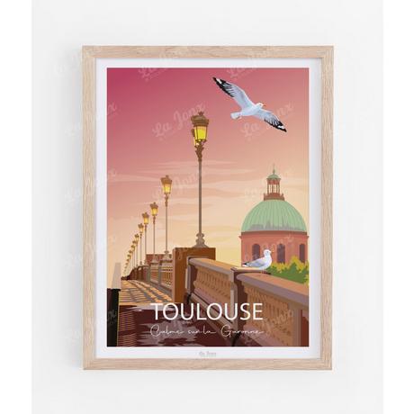 La-Jonx Toulouse - Calme sur la Garonne - Poster  