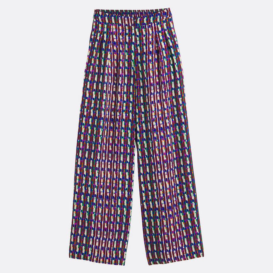 La Redoute Collections Bedruckte weite Hose mit elastischem Bund  