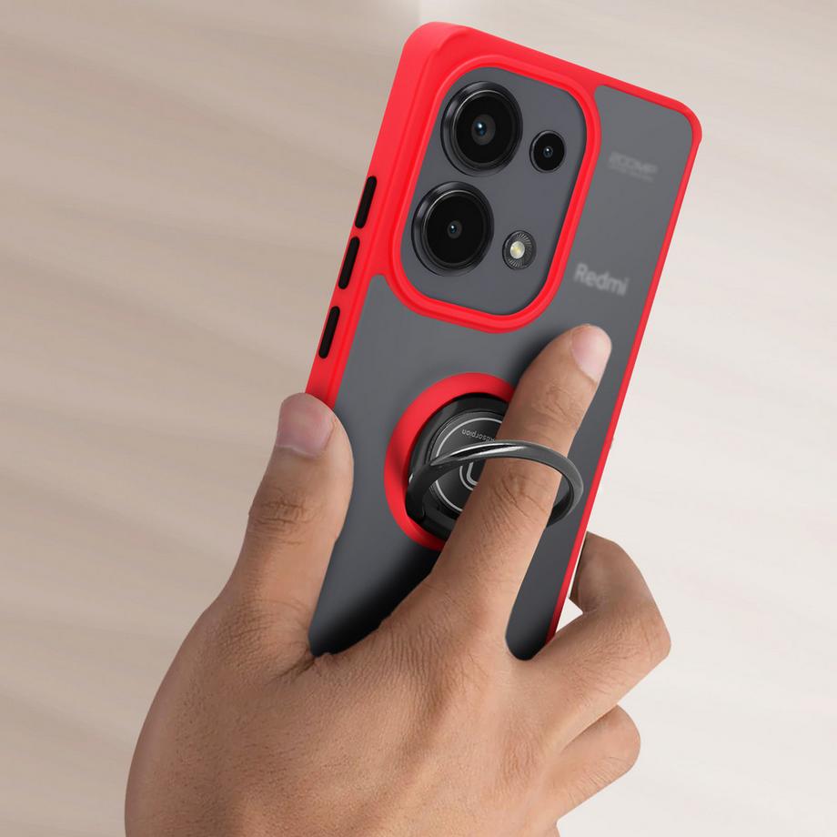 Avizar  Ring-Hülle Redmi Note 13 Pro 4G Rot 