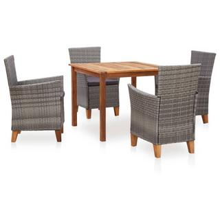 VidaXL set da pranzo Polirattan  