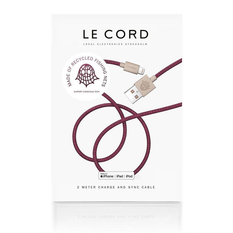 Ghost Net 2.0  (USB-A to Lightning) - Plum