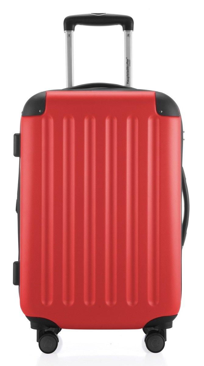 Hauptstadtkoffer ONE SIZE, Spree Valise rigide avec TSA surface mate rouge  