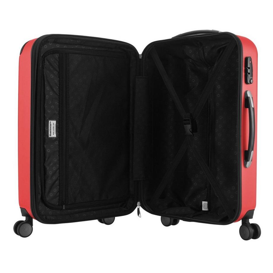 Hauptstadtkoffer ONE SIZE, Spree Valise rigide avec TSA surface mate rouge  