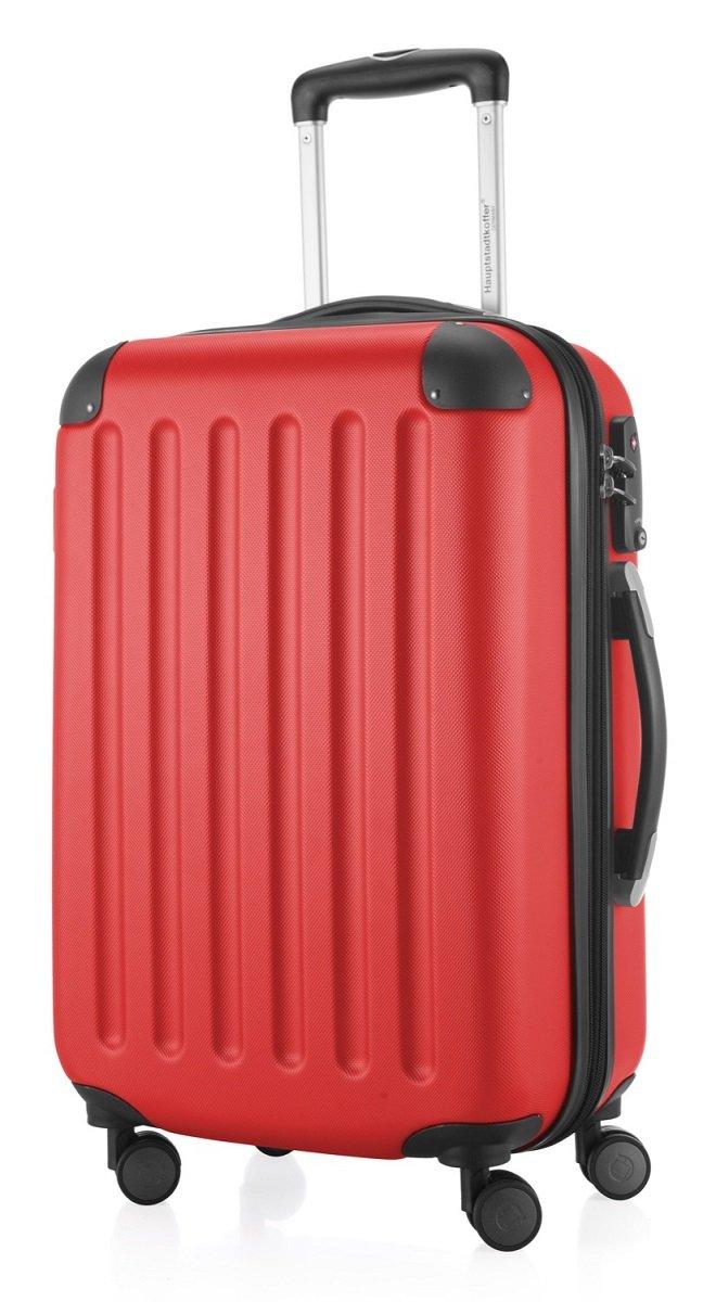 Hauptstadtkoffer ONE SIZE, Spree Valise rigide avec TSA surface mate rouge  