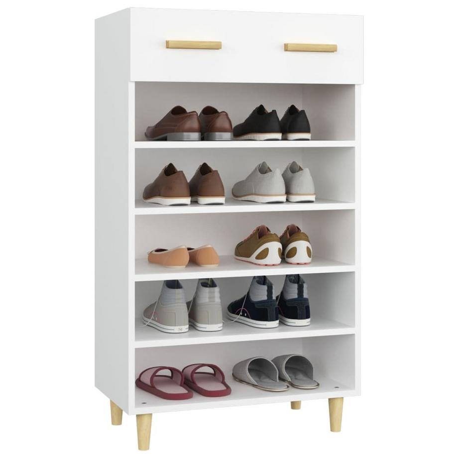 VidaXL Armoire à chaussures bois d'ingénierie  