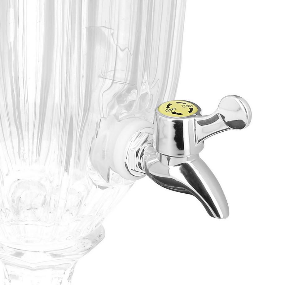 Avizar  Glas-Saftbrunnen mit Wasserhahn 3L 