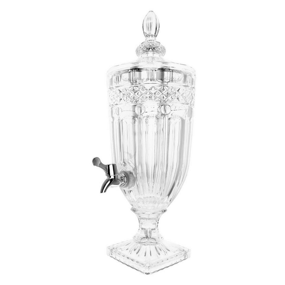 Avizar  Glas-Saftbrunnen mit Wasserhahn 3L 