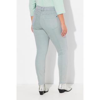 Ulla Popken  Jean Sarah 5 poches, jambe étroite et taille confortable 