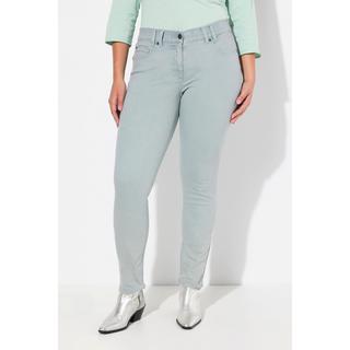 Ulla Popken  Jean Sarah 5 poches, jambe étroite et taille confortable 