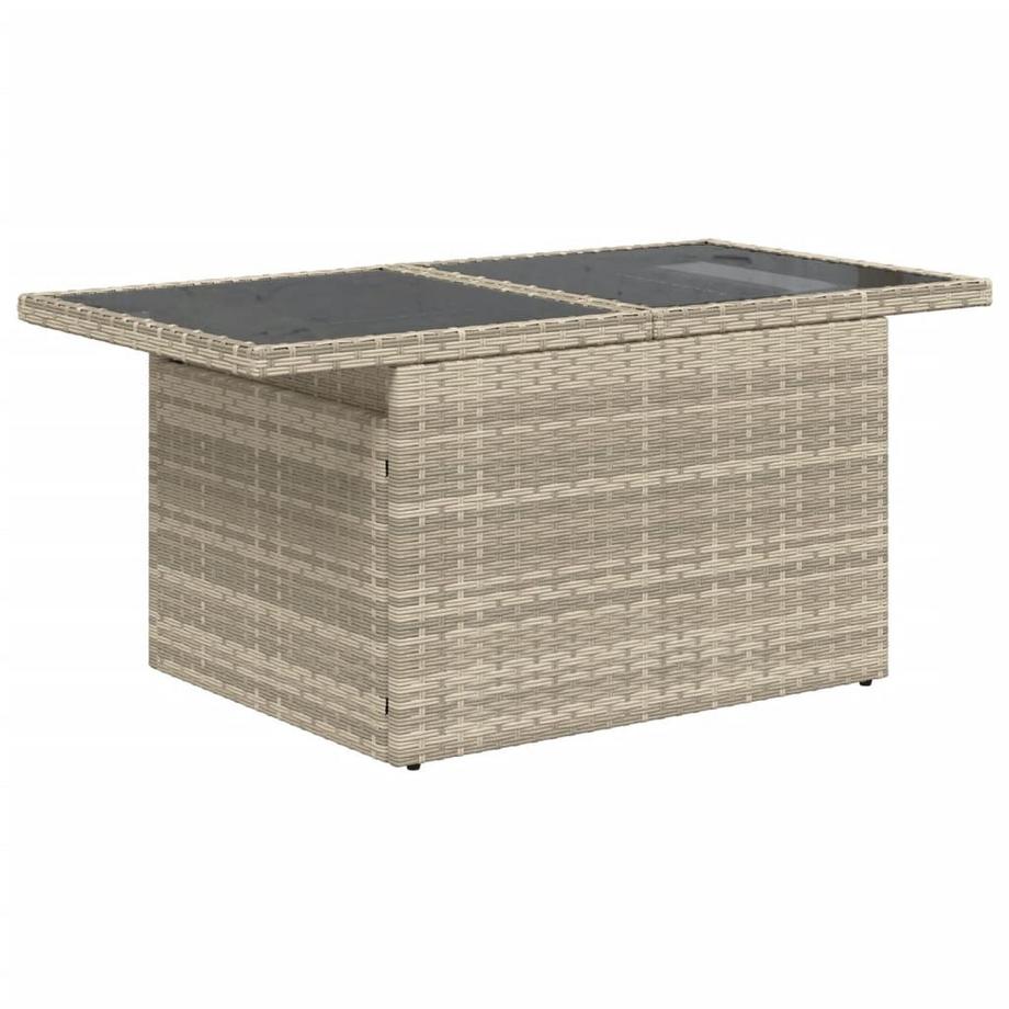 VidaXL set divano da giardino Polirattan  