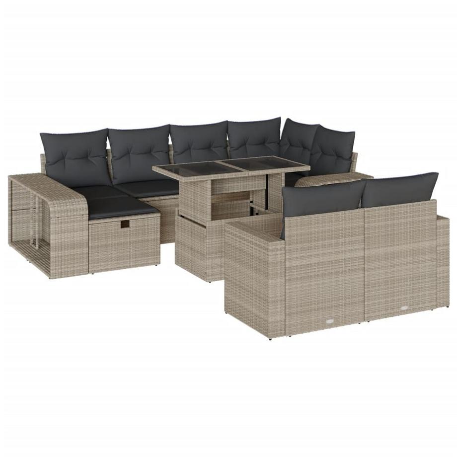 Garten sofagarnitur poly-rattan