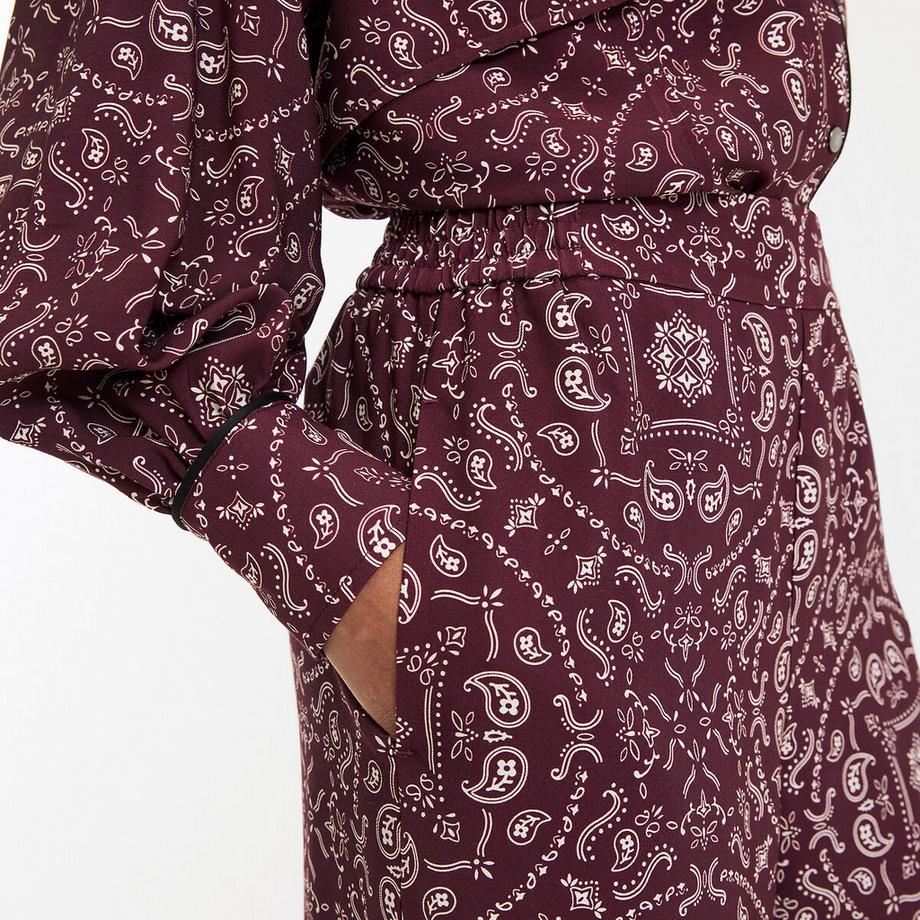 La Redoute Collections Pantalon large Taille Haute  