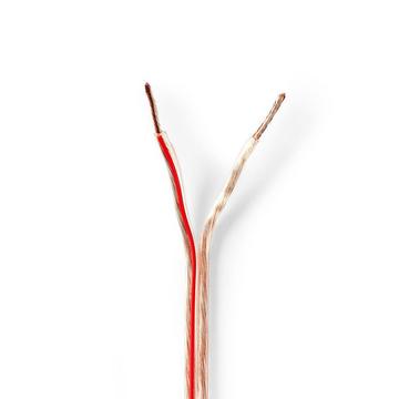 Câble de raccordement | 2x 1.50 mm² | Câble de raccordement | 15.0 m | Rond | PVC | Transparent | Enrouleur
