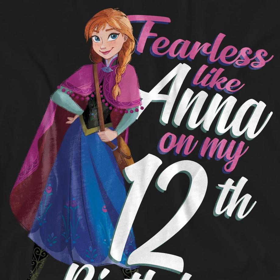 FROZEN Fearless Like Anna 12. Geburtstag T-Shirt  