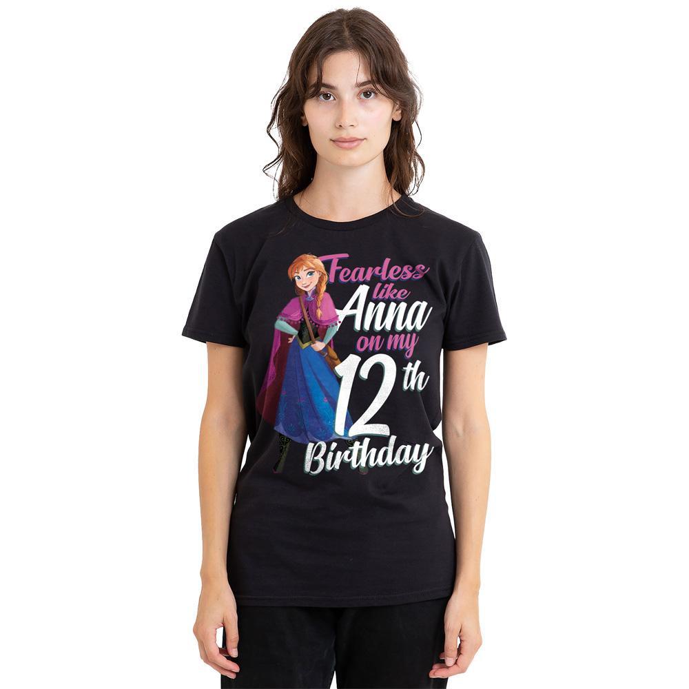 FROZEN Fearless Like Anna T-Shirt 12e Anniversaire  