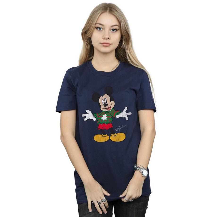 Disney Mickey Mouse T-Shirt Graphique Noël  