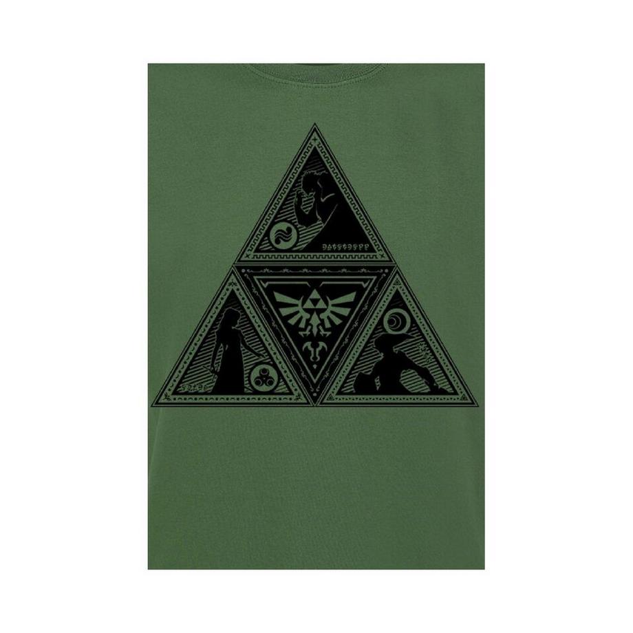 Nintendo T-shirt Imprimé Graphique Triforce  