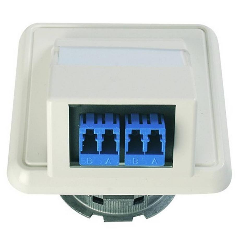 Telegärtner  LWL-Anschlussdose OAD/S mit 2xLC Duplex, montiert 