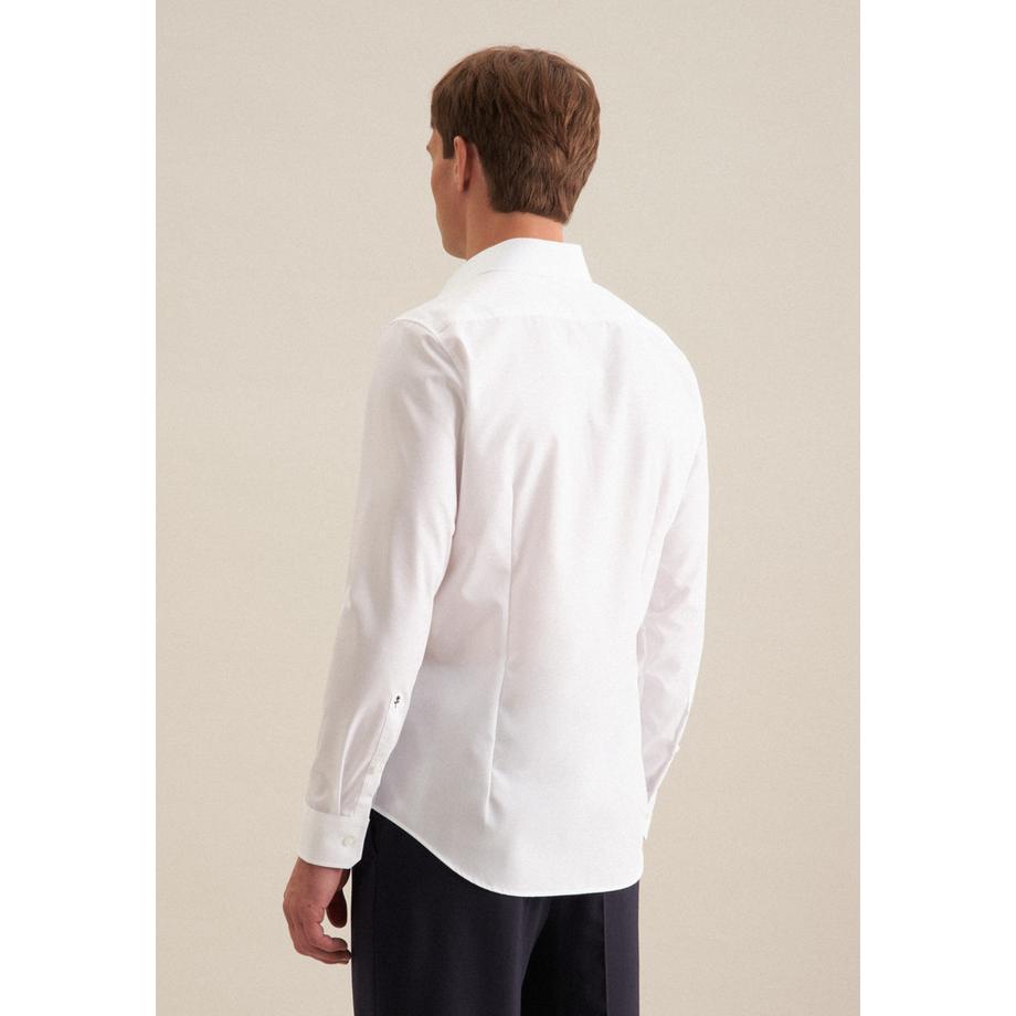 Seidensticker Business Hemd Slim Fit Langarm Uni  