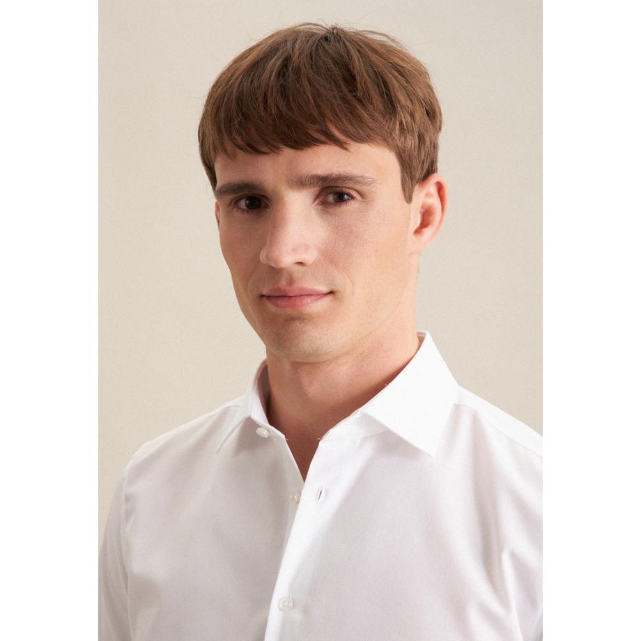 Seidensticker Business Hemd Slim Fit Langarm Uni  