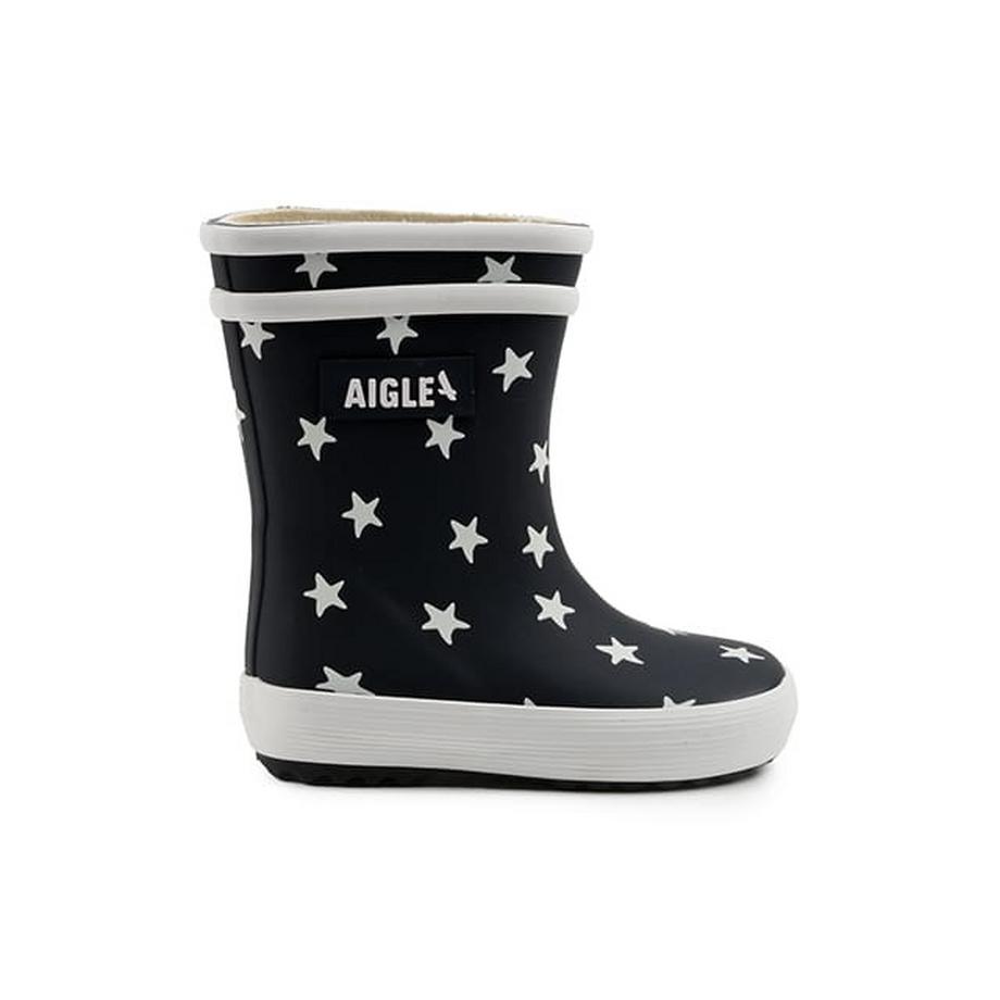 AIGLE Baby Flac Play 2 Bottes de Pluie Imprimé Étoiles  