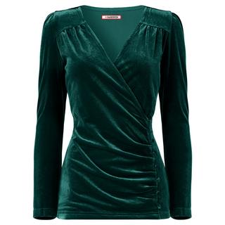 Joe Browns Velours Wickeloptik Top  