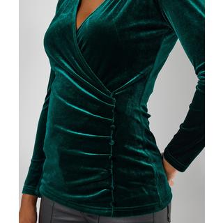 Joe Browns Velours Wickeloptik Top  