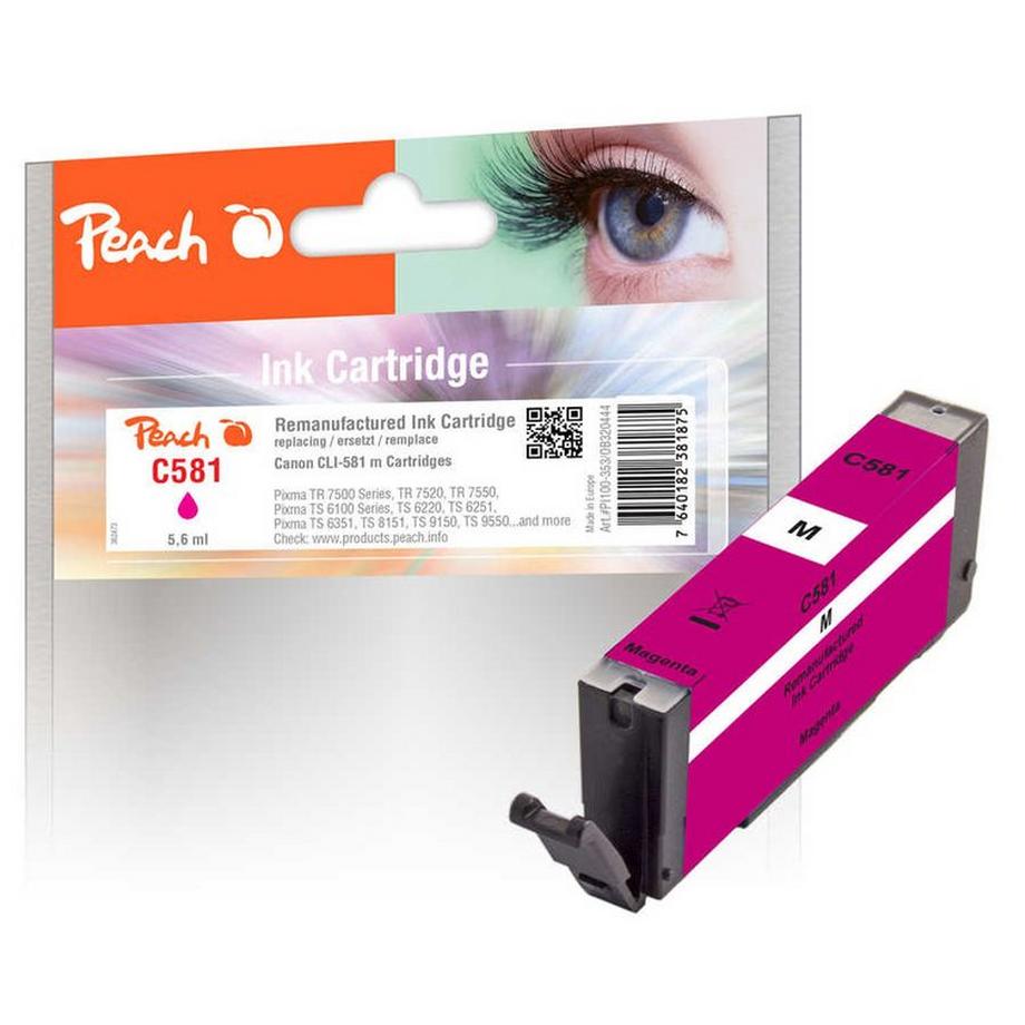 Peach  Tinte Canon CLI-581, 2104C001 5.6 ml, magenta 