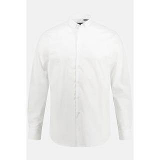 JP1880  Camicia da ufficio con vestibilità moderna, finissaggio EasyCare, collettino button-down e maniche lunghe bianco neve 