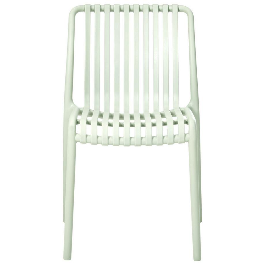 Beliani Gartenstuhl 4er Set aus Polypropylen  ARICCIA  