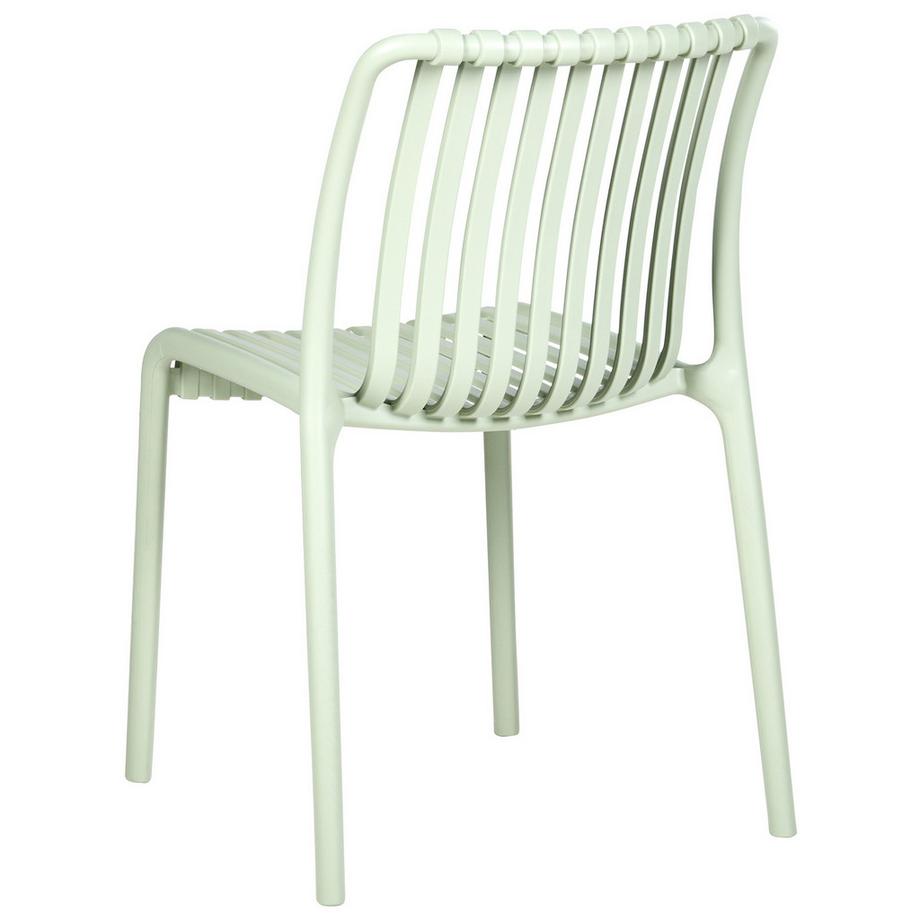 Beliani Gartenstuhl 4er Set aus Polypropylen  ARICCIA  