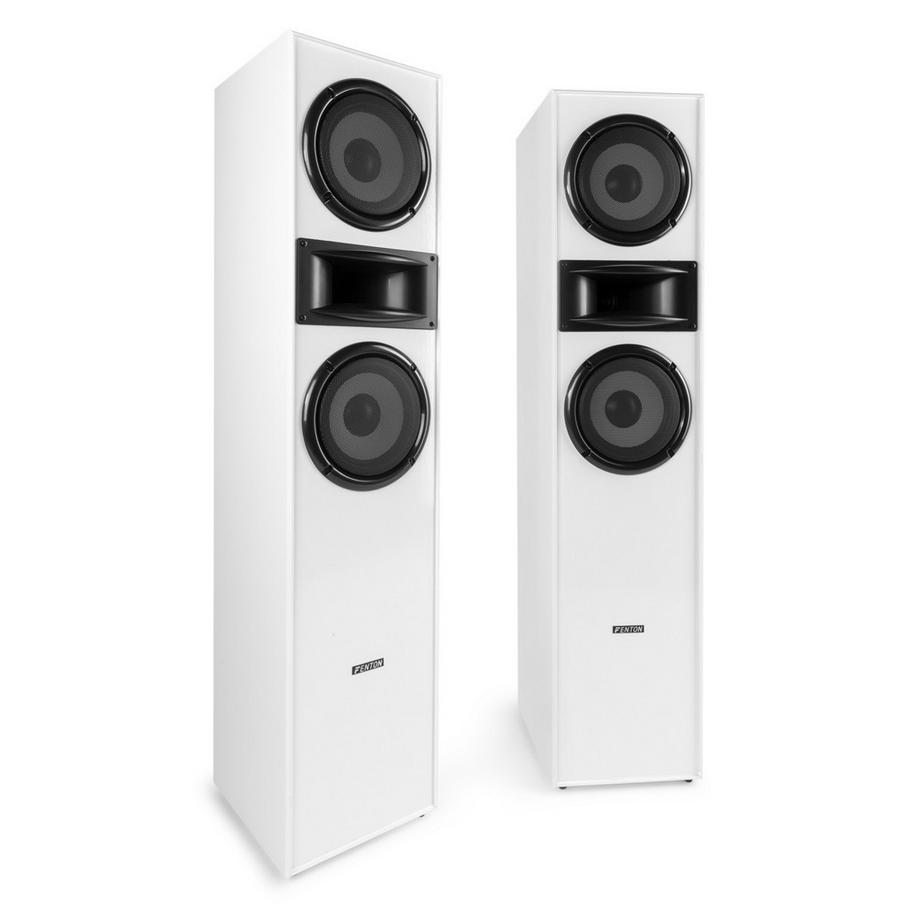 Fenton  Standlautsprecher (Paar) SHF700W, weiss 