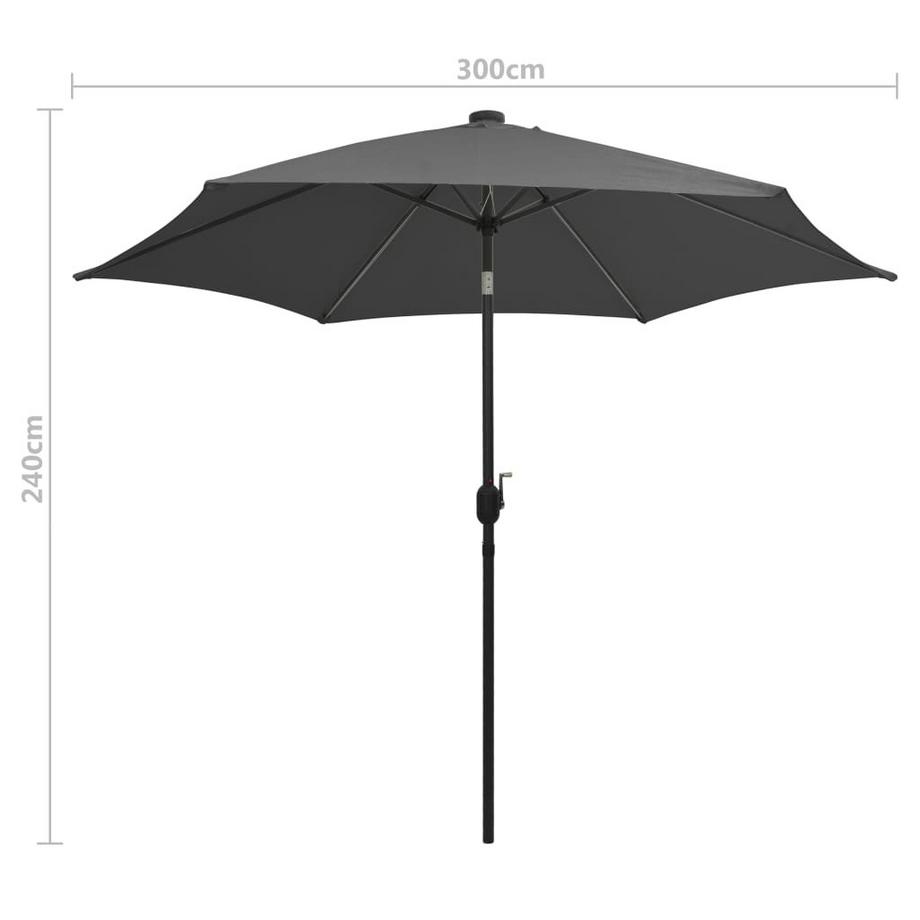 VidaXL ombrellone da giardino  
