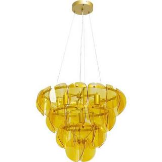 KARE Design Lampada a sospensione Mariposa Three Circle Ottone intorno agli anni '60  