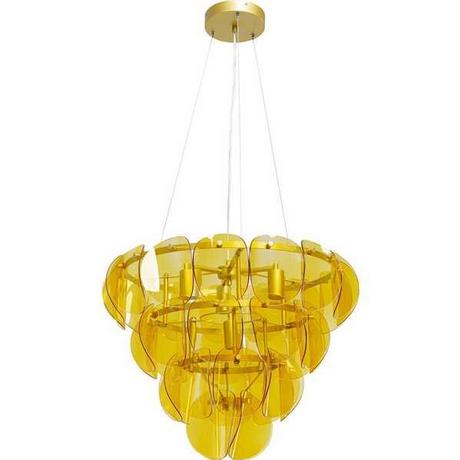 KARE Design Lampada a sospensione Mariposa Three Circle Ottone intorno agli anni '60  