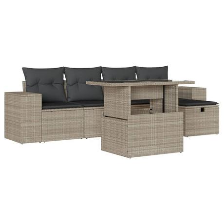 VidaXL Garten sofagarnitur poly-rattan  