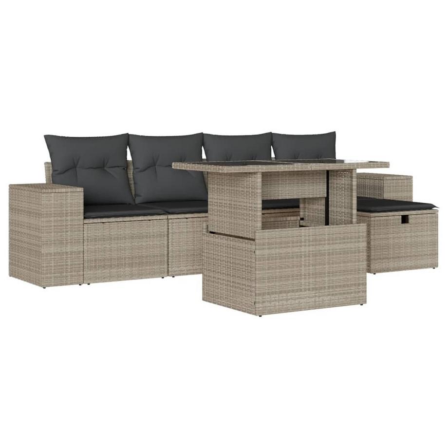 Garten sofagarnitur poly-rattan
