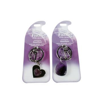 ROOST Schlüsselanhänger Fisch G272 Amethyst 2 Motive ass.