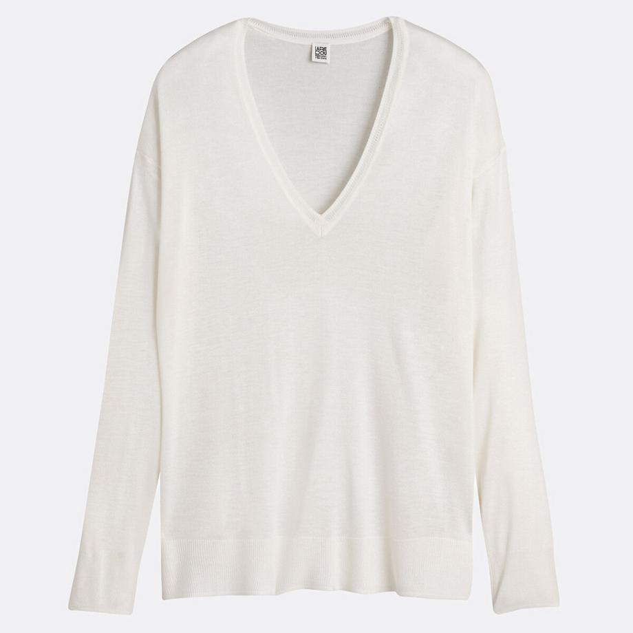 La Redoute Collections Pullover scollo a V  